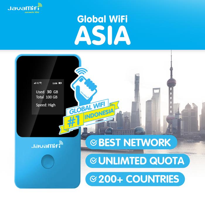 Gambar JavaMifi 4G Global Wifi ASIA Unlimited | Sewa Travel Wifi ASIA - Savvy dari JavaMifi Kota Administrasi Jakarta Timur Tokopedia
