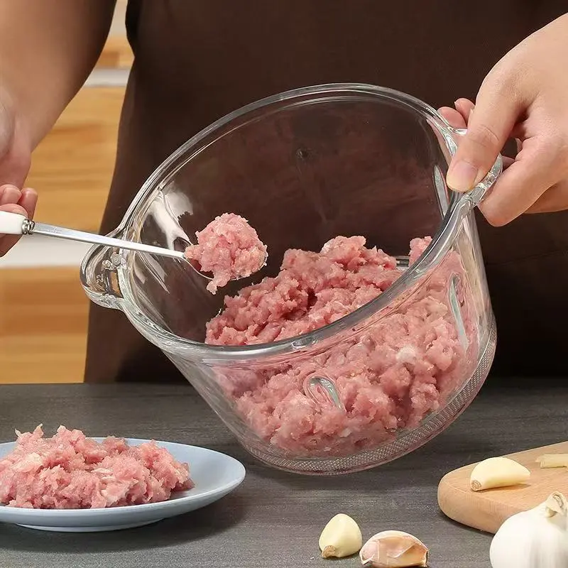 Meat Grinder Food Processor Penggiling Daging Serbaguna Elektrik 2L - Blender BumBu dapur Gilingan Daging Chopper 3