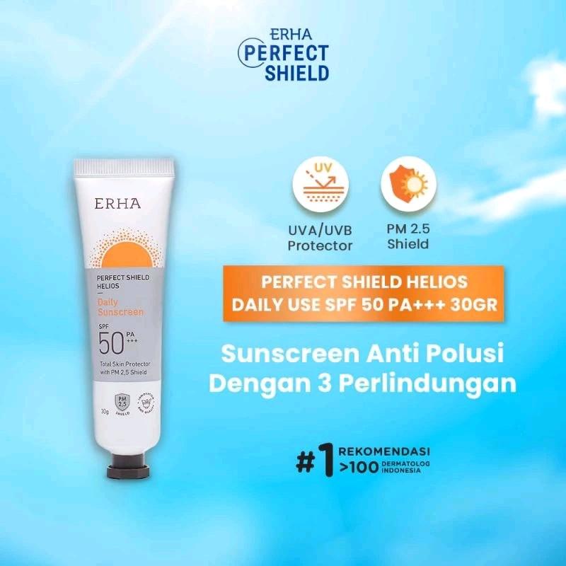 ERHA Perfect Shield Helios SPF50/PA+++ 30g - Sunscreen Wajah Daily 1