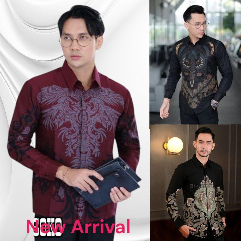Product Introduction of Baju batik keren pria dewasa kemeja batik pria lengan panjang 30