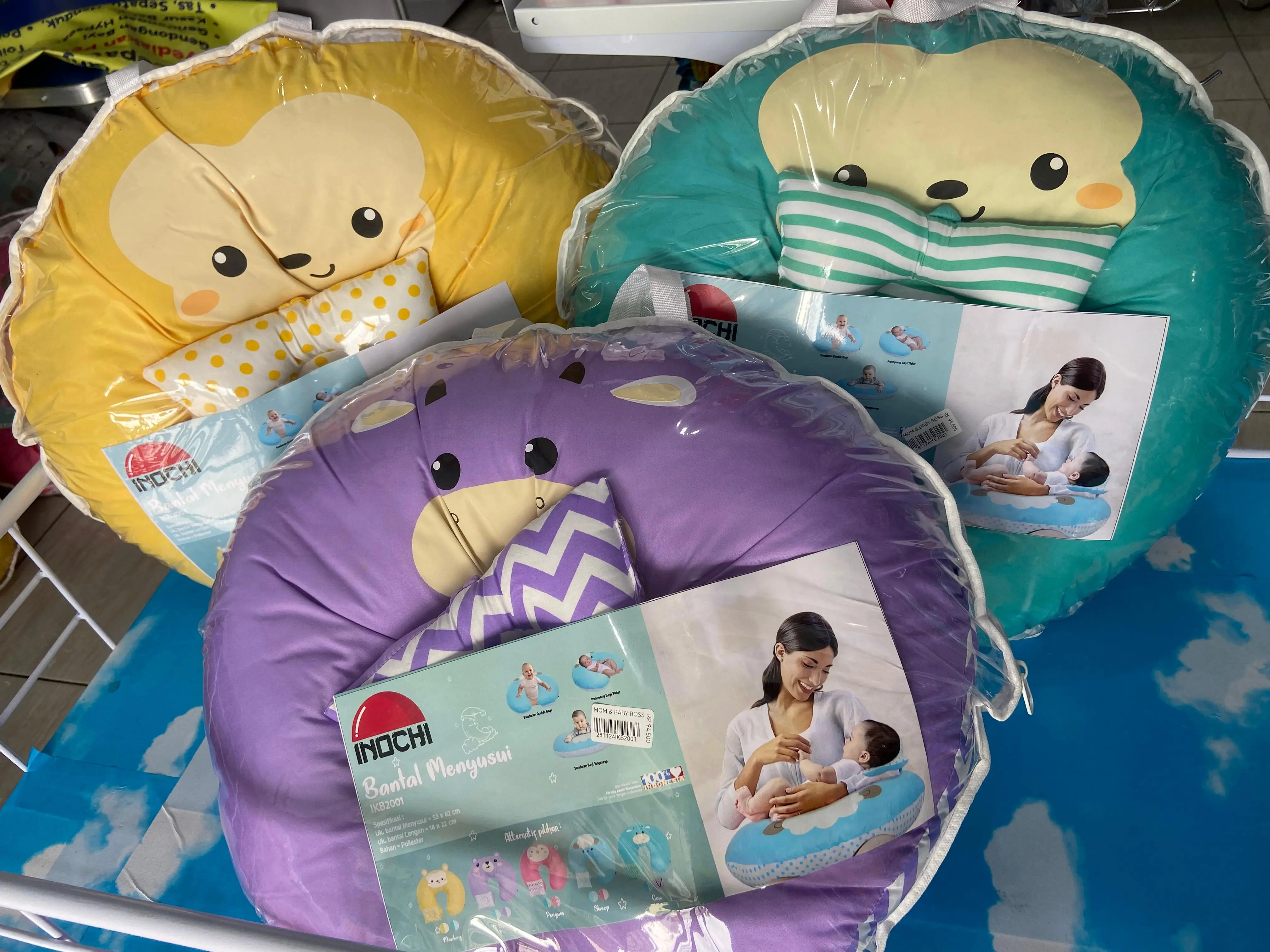 BANTAL MENYUSUI MERK INOCHI IKB2001 BERBAGAI MACAM KARAKTER