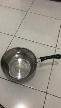 Product Review of Panci Susu Milk Pot 18cm / 20cm panci susu Stainless Steel Milk Pan Kuah Mie Multifungsi from i**i 0