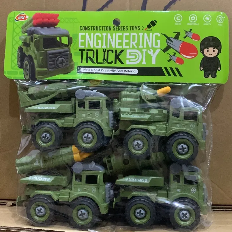 Mainan Mobil Army Tentara Isi 4pcs