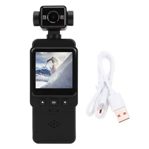 1080P Camera Vlog Camcorder Multi Axis Stabilization 270 Degree and 180 Degree Lens Rotation Multifunctional Outdoor Photography