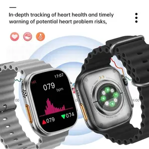 WISELION New Bluetooth Smartwatch KW900 | I| 2.2 inch IPS Screen | Smartwatch Health Monitoring Jam Pintar