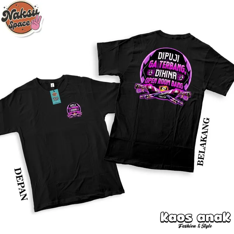 Promo Kaos Anak Di Puji Ga Terbang Di Hina Open Room Bang Sg Rapper Kaos Ff Baju Distro Unisex 0