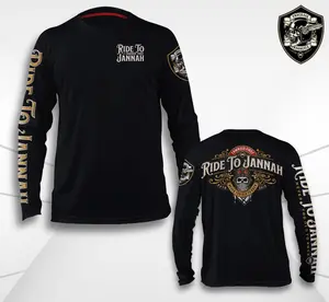 Underage Black Long Sleeve Ride To Jannah | Bikers Apparel