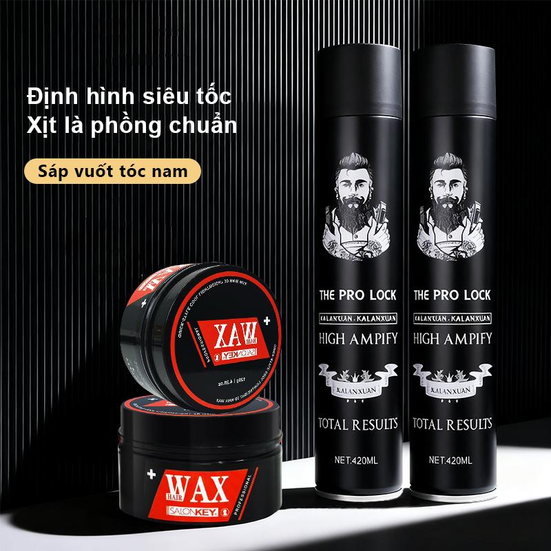  Xịt tóc và Sáp Vuốt Tóc Giữ Mạnh Chuyên Nghiệp Lâu Trôi 420ml và 120g Thích Hợp Cho Kiểu Tóc Linh Hoạt Và Chắc Chắn Cả Ngày 