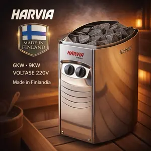 HARVIA Vega Sauna Heater | Pemanas Sauna Elektrik | Tungku Sauna | 6KW / 9KW | Made in Finland