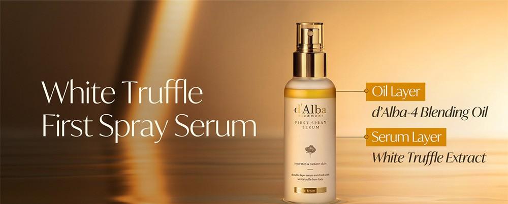 [Exclusive Dian Soediro] d'Alba White Truffle First Spray Serum Mencerahkan Wajah Hydrating