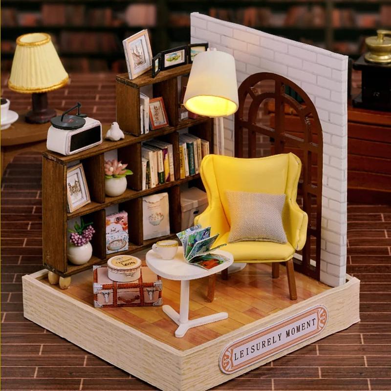 GOOFLY Leisurely Moment Dollhouse Miniature With Furniture Kit - TikTok ...