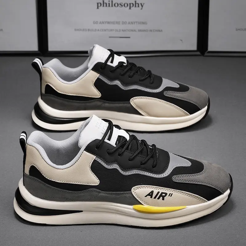 Sepatu pria sneakers fashion terbaru travelling sepatu olahraga cowok sekolah kerja tali casual