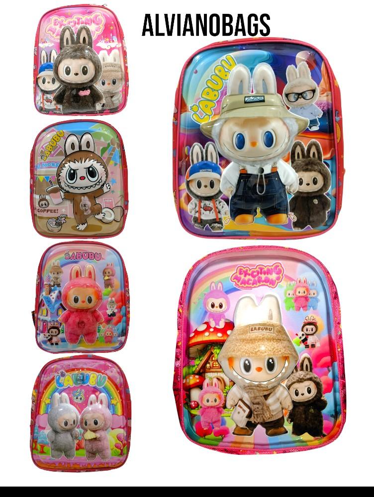 Product Introduction of TAS SEKOLAH ANAK TK CEWE GAMBAR LABUBU BER LED (DUA RUANGAN)TAS RANSEL ANAK GAMBAR FASHION 6