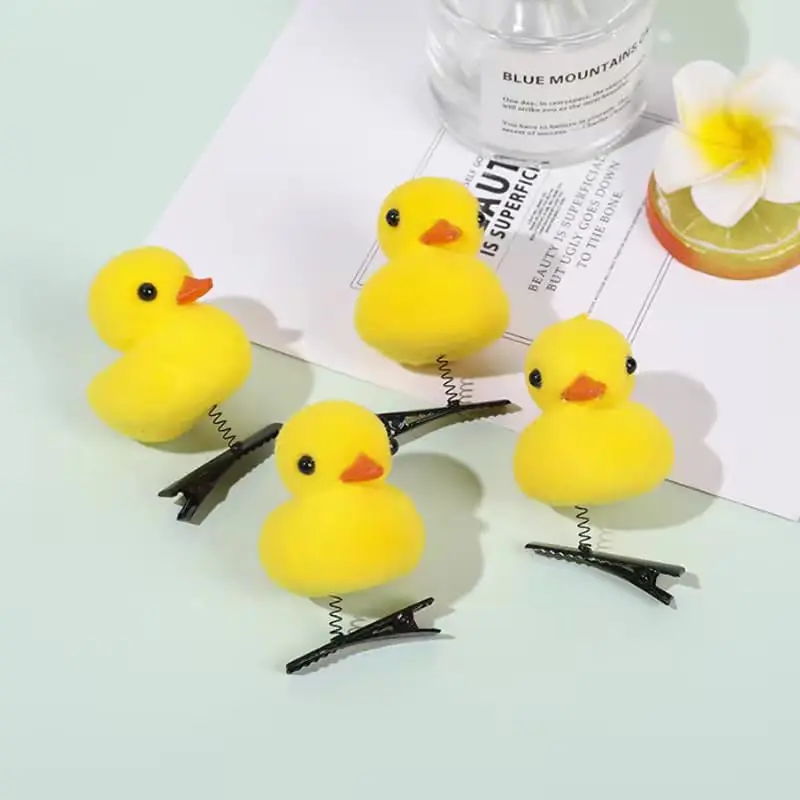1 PASANG ISI 2PCS JEPIT DUCK GAYA ANAK PEREMPUAN / JEPIT RAMBUT MODEL BEBEK 6