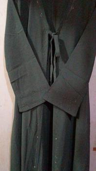 Product Review of ABAYA NAZIRA FULL HITAM  mote swarosky Hitam Polos terbaru 2024 Mutiara Muslim Wanita Bordir Ceruty from H**g M** G** 1