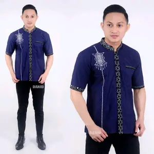 Baju Koko Pria Kurta Dewasa Motif Kapak