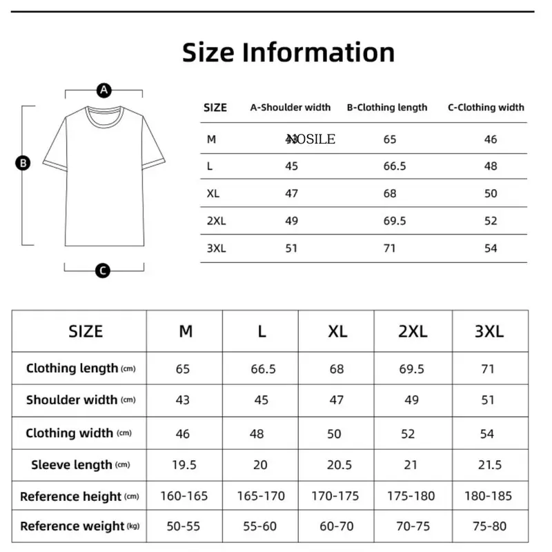 Nosile Kaos Polos T-Shirt Unisex Cotton Combed 40s 4
