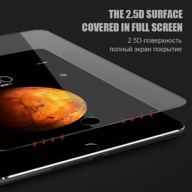 temper glass ipad mini 1 2 3 4 5 anti gores kaca bening clear 7