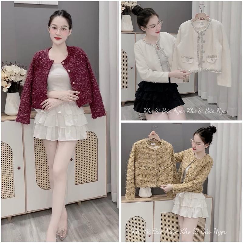   AK6 NHIỀU KIỂU  Áo Khoác Dạ Nữ Dáng Ngắn Kho Sỉ Nguyễn Bảo Ngọc 