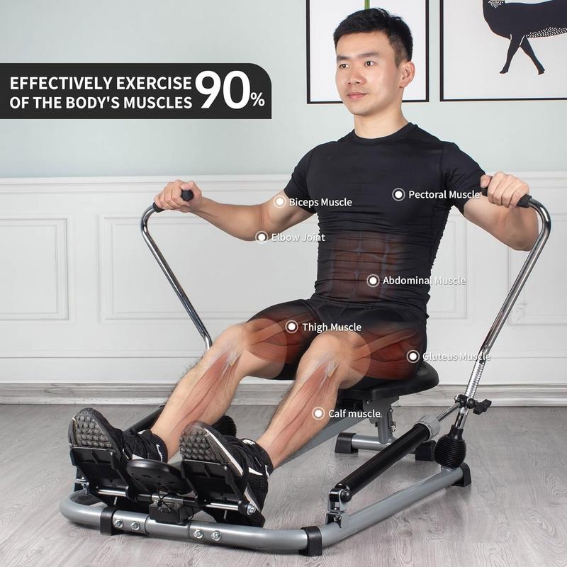 Foldable Rowing Machine For Home Use Hydraulic Rowing Machin - TikTok ...
