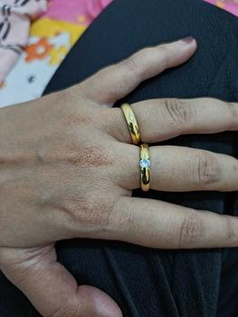Product Review of Cincin Titanium Tunangan/Cincin Nikah Mata Satu C33 from f**a 0