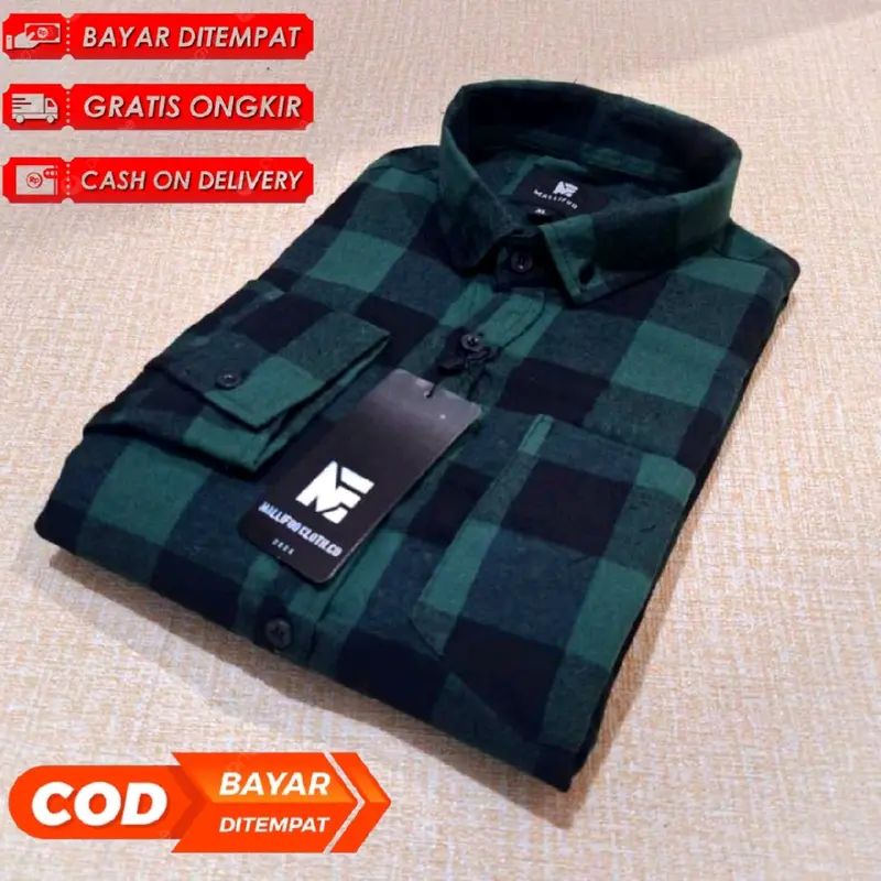 Baju Kemeja Lengan Panjang Premium Pria Wanita Motif Kotak Kotak Kekinian Hem Flanel Distro Cowok Casual Lembut Minimalist Pink ke meja 7