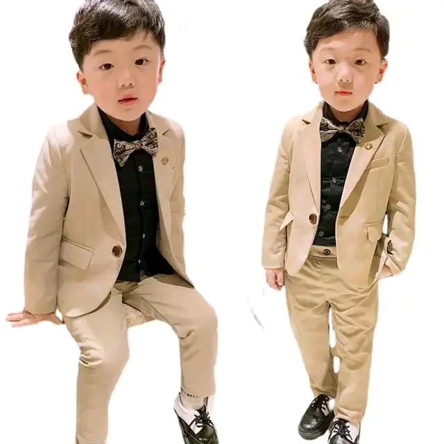 Setelan Jas Anak Laki-laki 2 Tahun - 13 Tahun Setelan Jaz Blazer Anak Cowok Formal And Casual 2