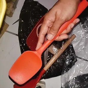 Spatula Sendok 28CM sekop silikon sutil sendok pengaduk tahan panas / Spatula oseng sayuran