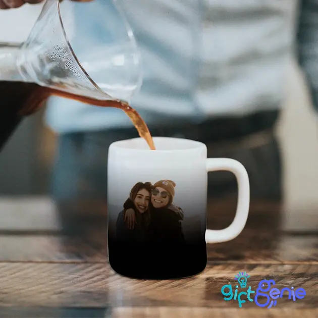 Photo Customized Magic Mugs | Price inclusive of 'Anything you want to print' | Personalized Gift Ceramic Coffee Drinkware Printed Glossy Personalised Washable