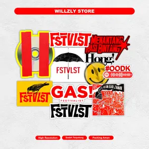 STICKERPACK BAND FSTVLST VIRAL SUDAH TERPOTONG - Sticker Helm Hp Laptop DLL