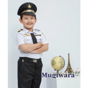 Mugiwara - GROSIR COD !! BAJU SETELAN ANAK PILOT LAKI LAKI DAN PEREMPUAN COSTUM KARNAVAL