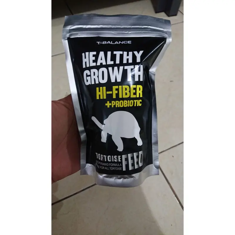 TERMURAH 150gr T-Balance Tortoise Healthy Hi-Growth Hi-Fiber ProBiotik TBalance Pelet Kura Darat 1