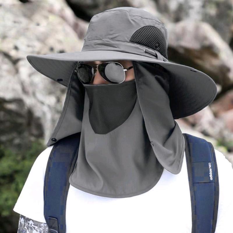 Topi Mancing dan Hiking Jepang Anti Panas UV Waterproof Fishing Hat Outdoor 4