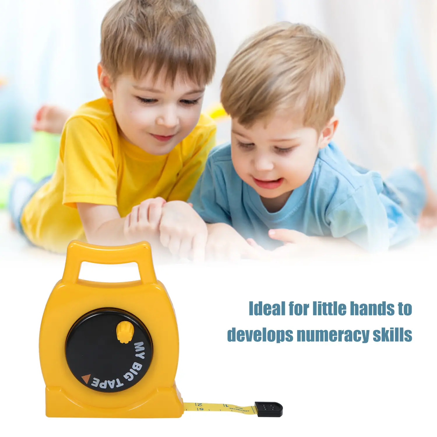Toy tape measure,Children's simulation tool, Toy for Kids, Baby Preschool Educational Toys for Boys and Girls