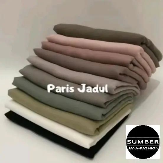COD-Best Seller//hijab Segi Empat Paris jadul VARISHA ORI Muslim Nyaman Kerudung Wanita Cantik Tebal Brown Voal Hitam 8