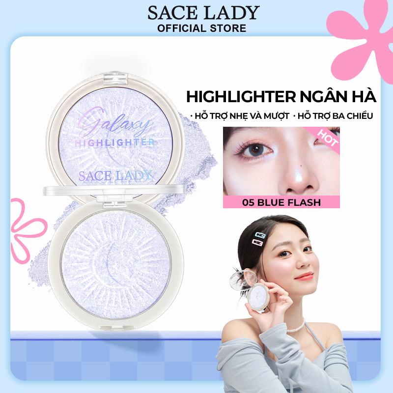 COD Phấn bắt sáng SACE LADY mỏng nhẹ tạo hiệu ứng 3D lên màu chuẩn trang điểm cho mặt Highlight bắt sáng 6g Mỹ Phẩm Cosmetic thanh lăn