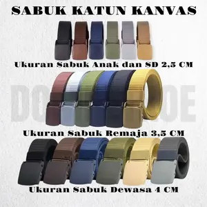 Sabuk Ikat Pinggang Anak Dan Remaja Bahan Canvas Berkualitas Model Terbaru Sd Smp