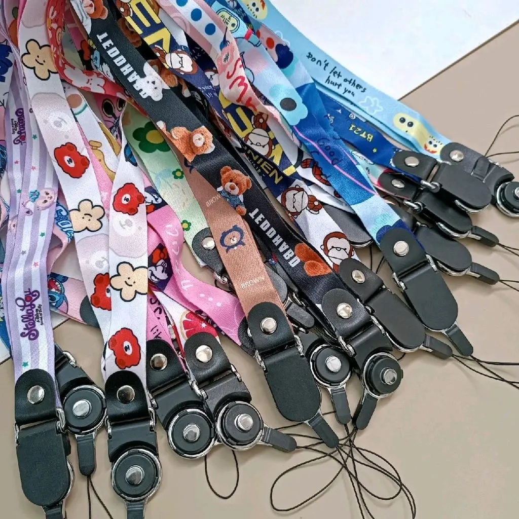 B ( B48 ) TALI GANTUNGAN HP KARAKTER / HANDPHONE / KUNCI / KARTU / BISA GANTUNG DI LEHER