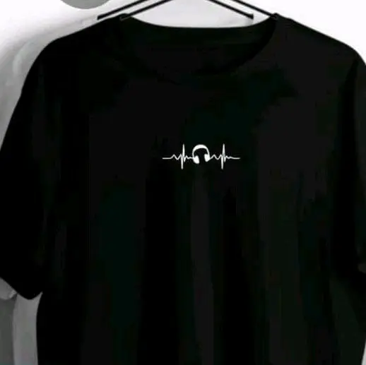T SHART VIRAL NEW DESIGN couple              {{ heart beat headphone }} 100%cotton