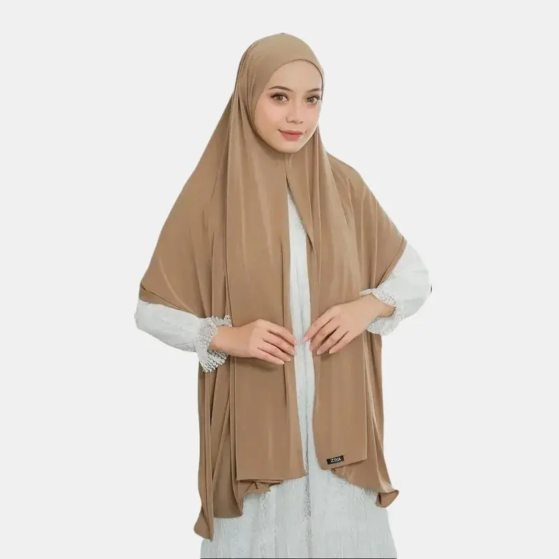 ZIYA Hijab - Pashmina Instan Jersey Premium Jilbab Syal Panjang Kerudung Pashmina Syari Wanita Muslim 2
