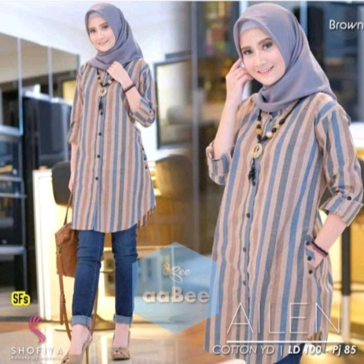 DANITA TUNIK//TUNIK WANITA MOTIF SALUR//ATASAN WANITA TERLARIS MOTIF SALUR 4