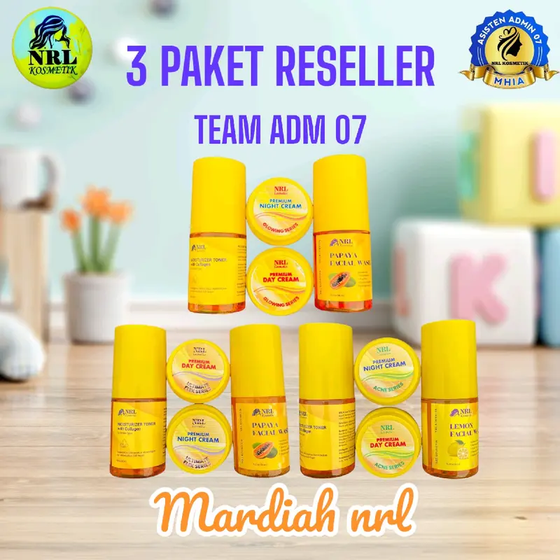 CREAM EKONOMIS 3 PAKET RESELLER Memutihkan Mencerahkan Memudarkan 0