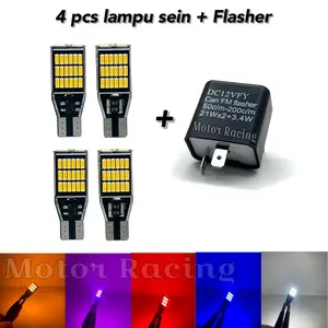 PROMO 1 PAKET LAMPU SEIN SEN DAJJAL GEN 2 45MATA SUPER TERANG DAN FLASER SEN / LAMPU SEN DAJJAL PAKET FLASER SEN