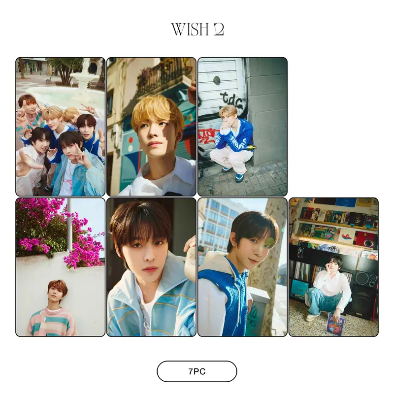 PHOTOCARD NCT WISH POPPOP 7 PCS KPOP UNOFFICIAL SION RIKU YUSHI JAEHEE RYO SAKUYA 1
