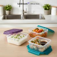 Gambar LocknLock Kotak Makan 0.05g Rectangular Food Container - Violet - 630ml dari Locknlock.indonesia Kota Depok 3 Tokopedia