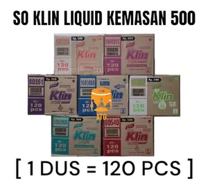 1 DUS ~ 120PC ~ ATG ~ SOKLIN LIQUID 500 UKURAN 20 ML Cair Anti bakteri