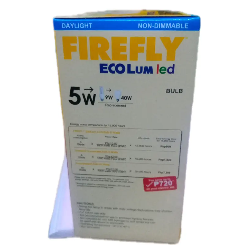 Lampu LED Firefly Ecolum 5 Watt Hemat Energi Hingga 85% lamp murah bola lampu led < li 2