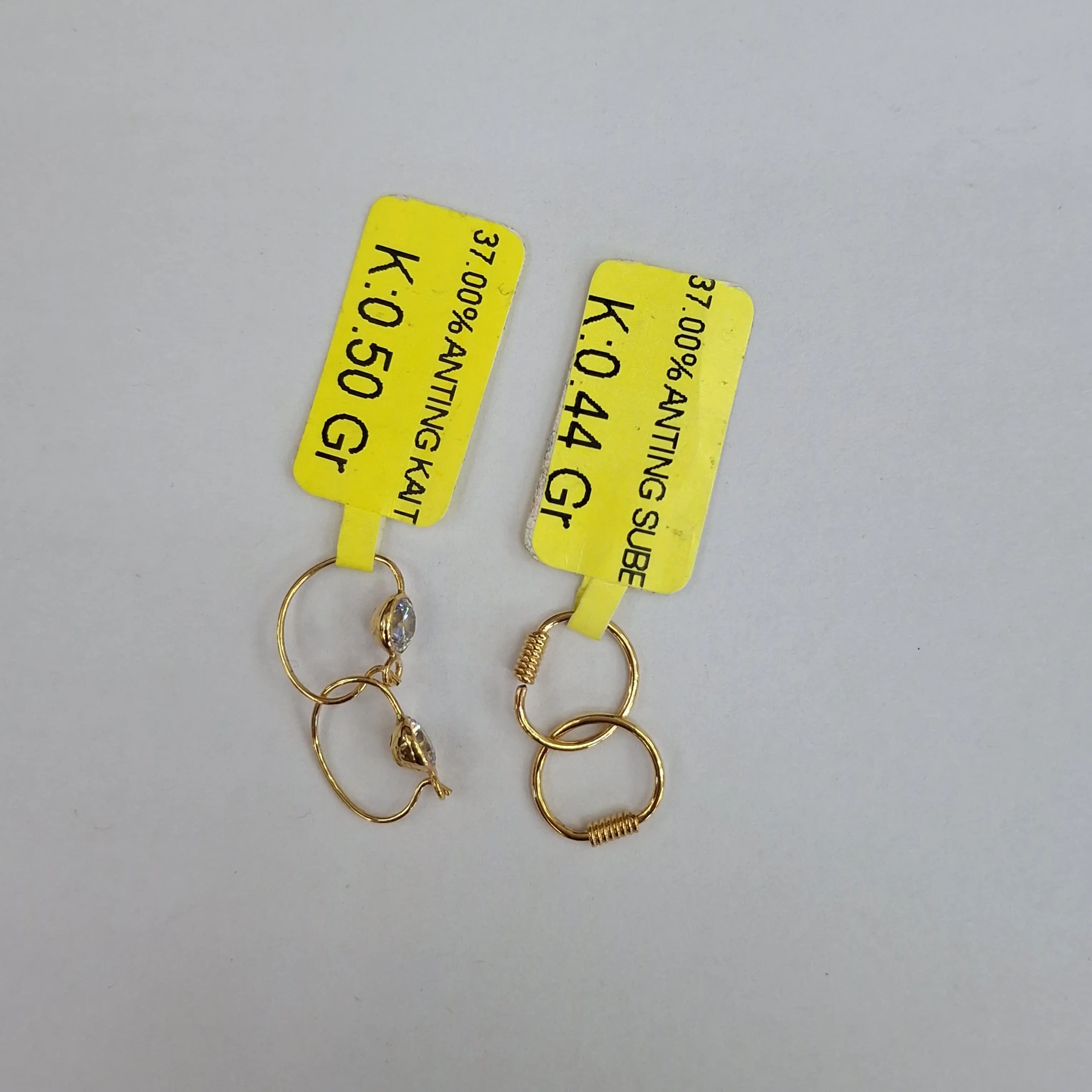 Anting Gold Model Subeng Mulai 0.50gr Kadar 8K/37.5%