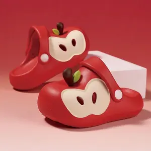 BABY SHOP Sandal EVA anti selip, sandal kasual motif apel gaya terbaru, sandal kasual kartun anak-anak. Fashion Kaki