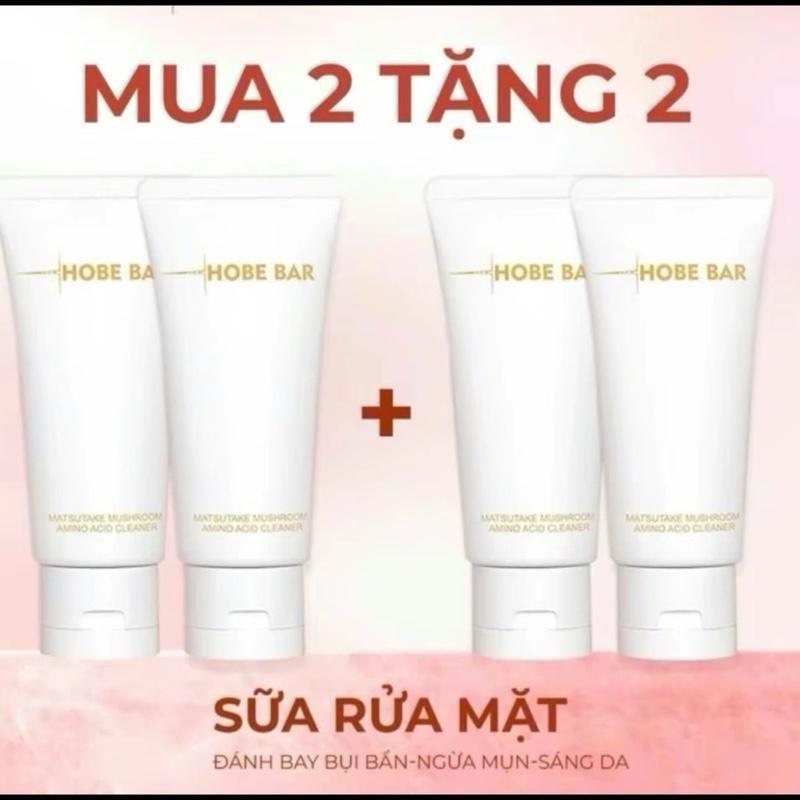 Combo 4 HỘP SỮA RỬA MẶT HOBE BAR Làm Đẹp Da Dưỡng Da Mặt